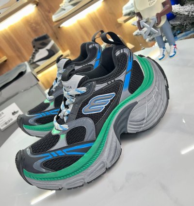 Balenciaga 10xl Black Grey Blue