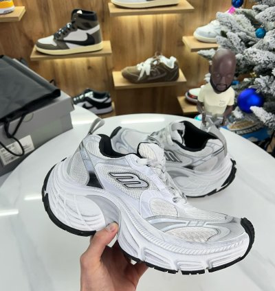 Balenciaga 10xl Sneaker Worn-out - White Black
