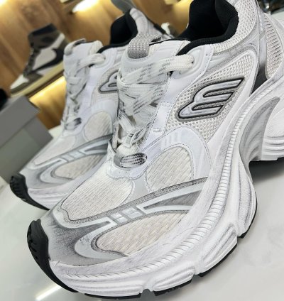 Balenciaga 10xl Sneaker Worn-out - White Black