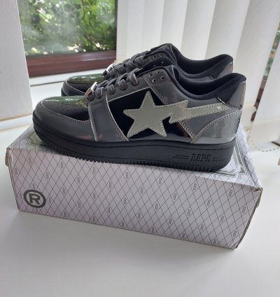 Bapesta Grey And Black