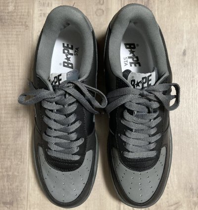 Bapesta Leather Sneakers Bathing Ape Bape Sta Shoes Nigo