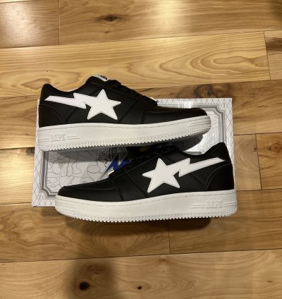 Bapesta Low M2 Black Sz10