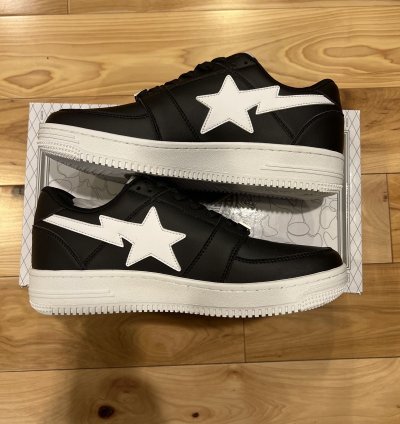 Bapesta Low M2 Black Sz10
