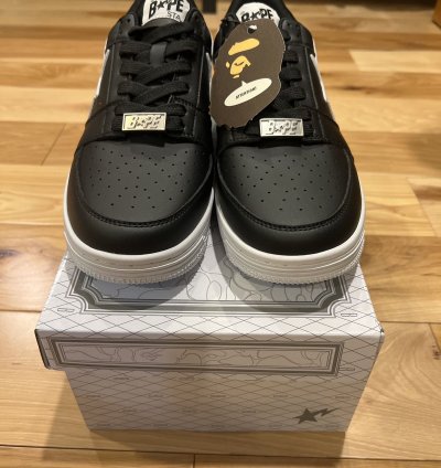 Bapesta Low M2 Black Sz10