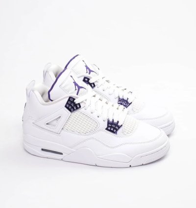 Nike Air Jordan 4 Retro Metallic Purple Mens - Ct8527-115