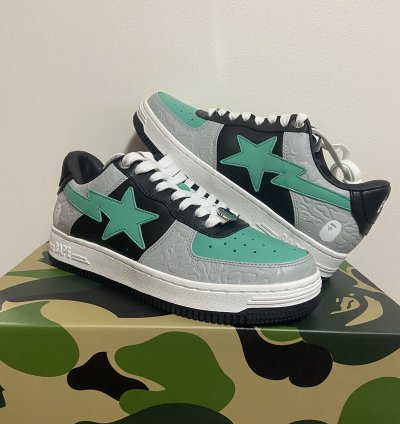 Bapesta Lows grey Green