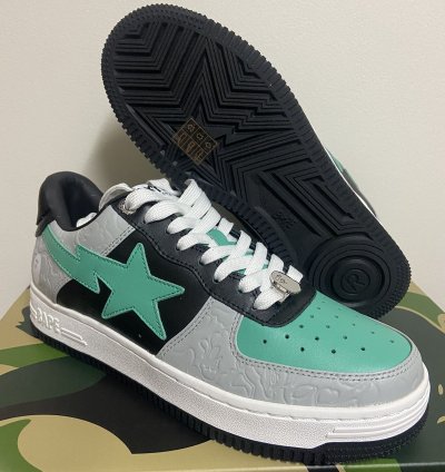 Bapesta Lows grey Green