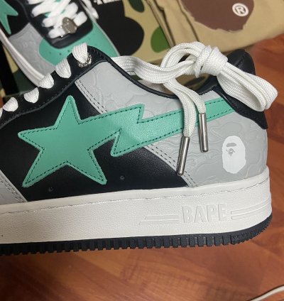 Bapesta Lows grey Green