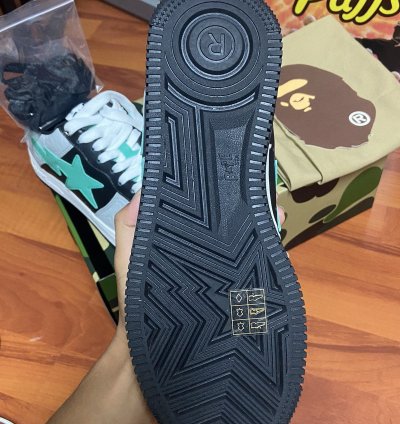 Bapesta Lows grey Green