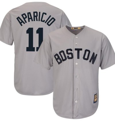 Boston Red Sox Luis Aparicio Gray Throwback Jersey
