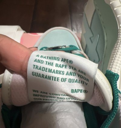 Bapesta Minty Green
