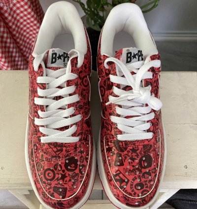 Bapesta Multi Logo Red 2007