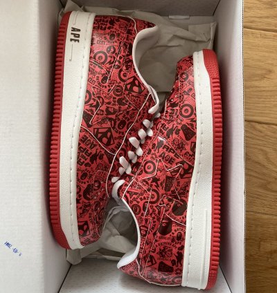 Bapesta Multi Logo Red 2007