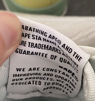 Bapesta Nostalgic Yellow Green Size 10