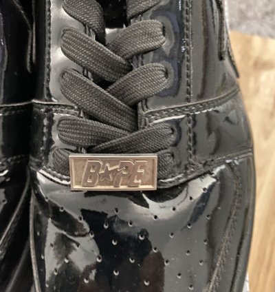 Bapesta Patent Black