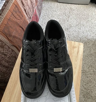 Bapesta Patent Black