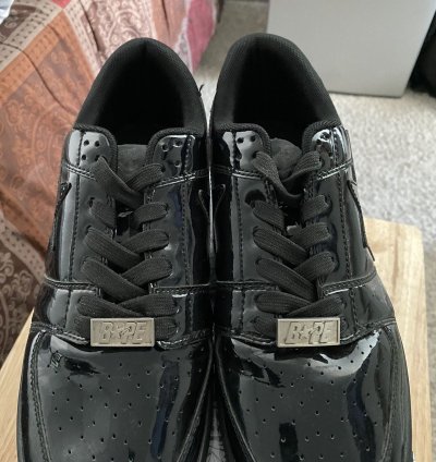 Bapesta Patent Black