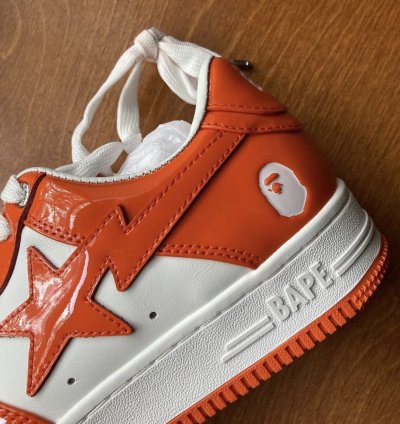 Bapesta Patent Leather Orange