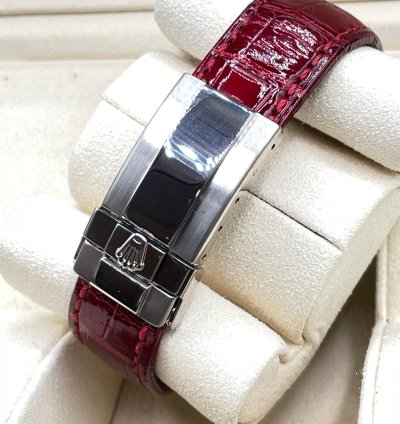 Rolex Daytona 18kt Whitegold Ruby Diamond Original Setting Very Rare Piece