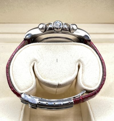 Rolex Daytona 18kt Whitegold Ruby Diamond Original Setting Very Rare Piece