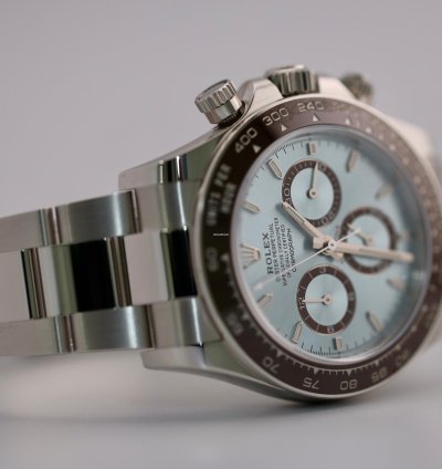 Rolex Daytona 2024 New Reference Rolex Daytona Platinum Ice Blue Dial 126506 Unworn