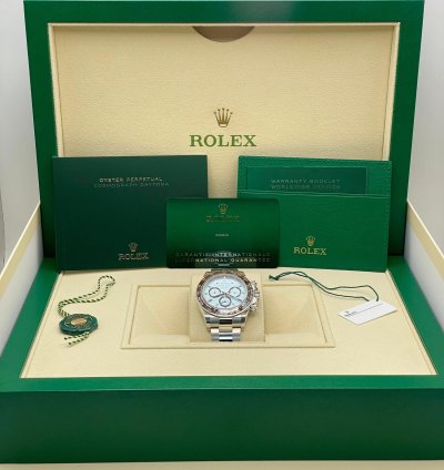 Rolex Daytona 2025 New Platinum Daytona 40mm Diamond Markers 126506-0002