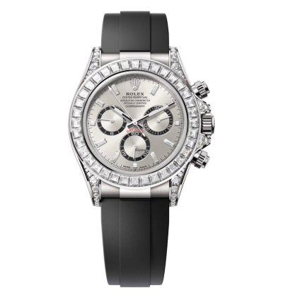 Rolex Daytona 40mm 126539tbr-0002 White Gold With Silver Diamond Dial Watch 2024