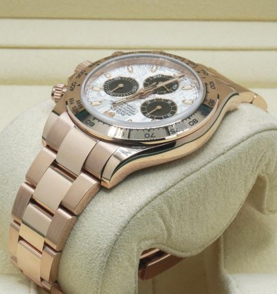 Rolex Daytona 40mm Rose Gold Meteorite Dial 116505 Full Set