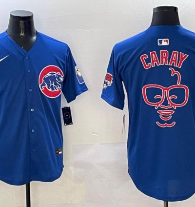 Chicago Cubs Harry Caray Holy Cow Royal Limited Jersey