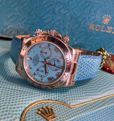 Rolex Daytona Beach Blue Ref 116519 Turquoise Dial Nos 2002