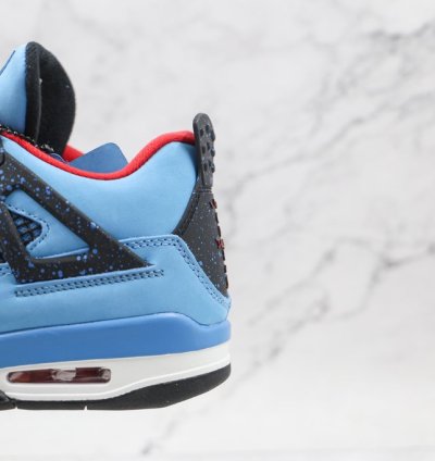 Travis Scott X Jordan 4 Retro Cactus Jack Blue