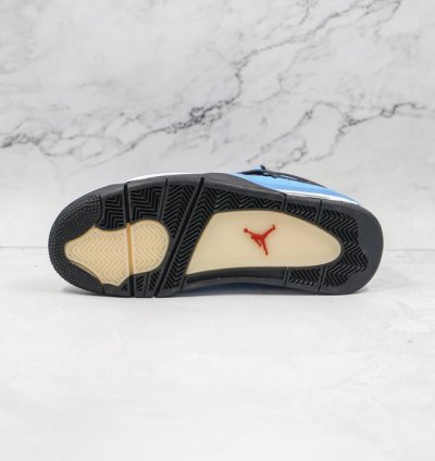 Travis Scott X Jordan 4 Retro Cactus Jack Blue