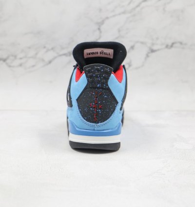 Travis Scott X Jordan 4 Retro Cactus Jack Blue