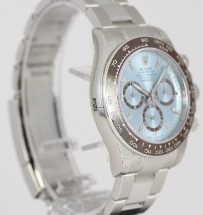Rolex Daytona Cosmograph 126506 Ice Blue Baguette Platinum Sticker New 2025