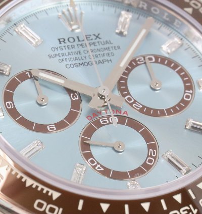 Rolex Daytona Cosmograph 126506 Ice Blue Baguette Platinum Sticker New 2025