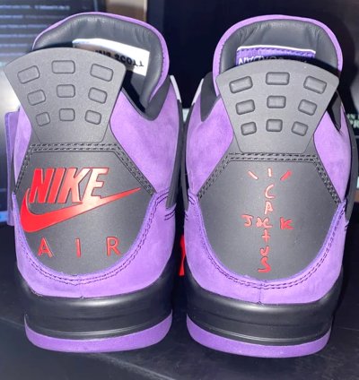 Travis Scott X Jordan 4 Cactus Jack Purple