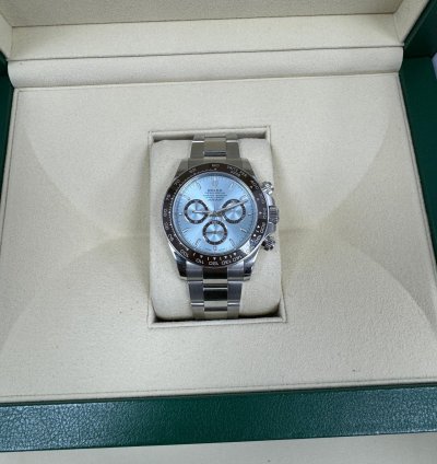 Rolex Daytona Cosmograph Daytona 40mm Ice Blue Dial Platinum