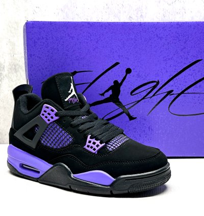 Jordan 4 Purple Thunder Shoes Sneakers Nk4203-000