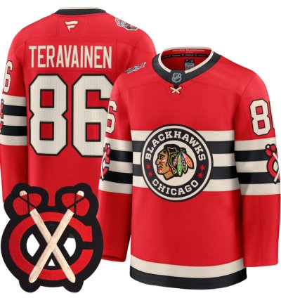 Teuvo Teravainen Jersey 86 Chicago Blackhawks Winter Classic Stitched Red