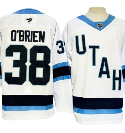 Utah Hockey Club 38 Liam Obrien White 2024 Jersey