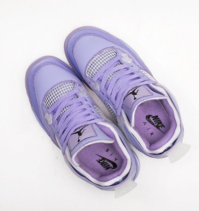 Off-white X Jordan 4 Retro Purple Soft