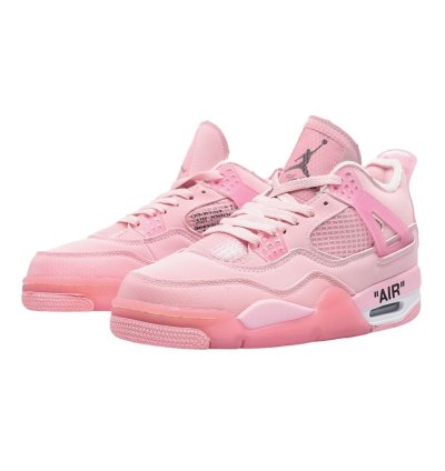 Off White X Air Jordan 4 Pink
