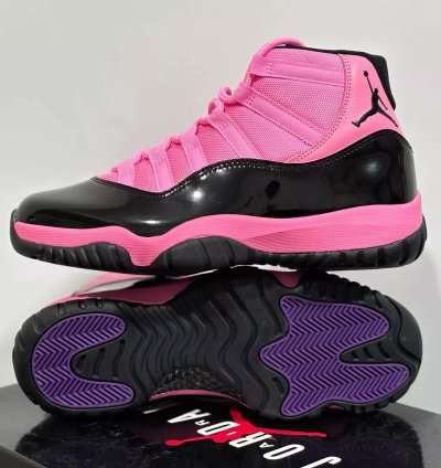 Jordan 11 High Pink Black