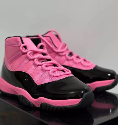 Jordan 11 High Pink Black