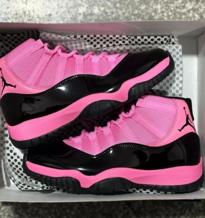 Jordan 11 High Pink Black