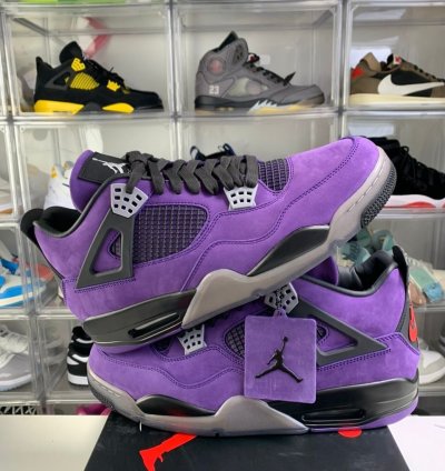 Jordan 4 Travis Scott Purple