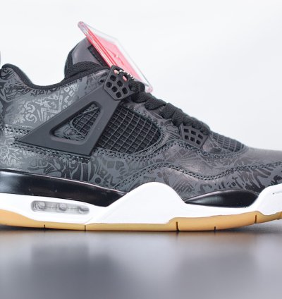 Nike Air Jordan 4 Retro Laser Black Gum