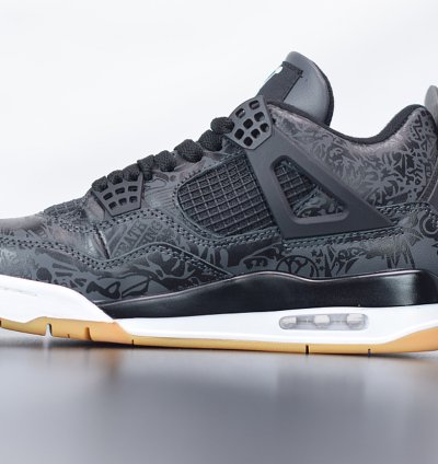 Nike Air Jordan 4 Retro Laser Black Gum