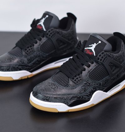 Nike Air Jordan 4 Retro Laser Black Gum