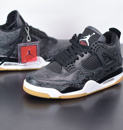 Nike Air Jordan 4 Retro Laser Black Gum